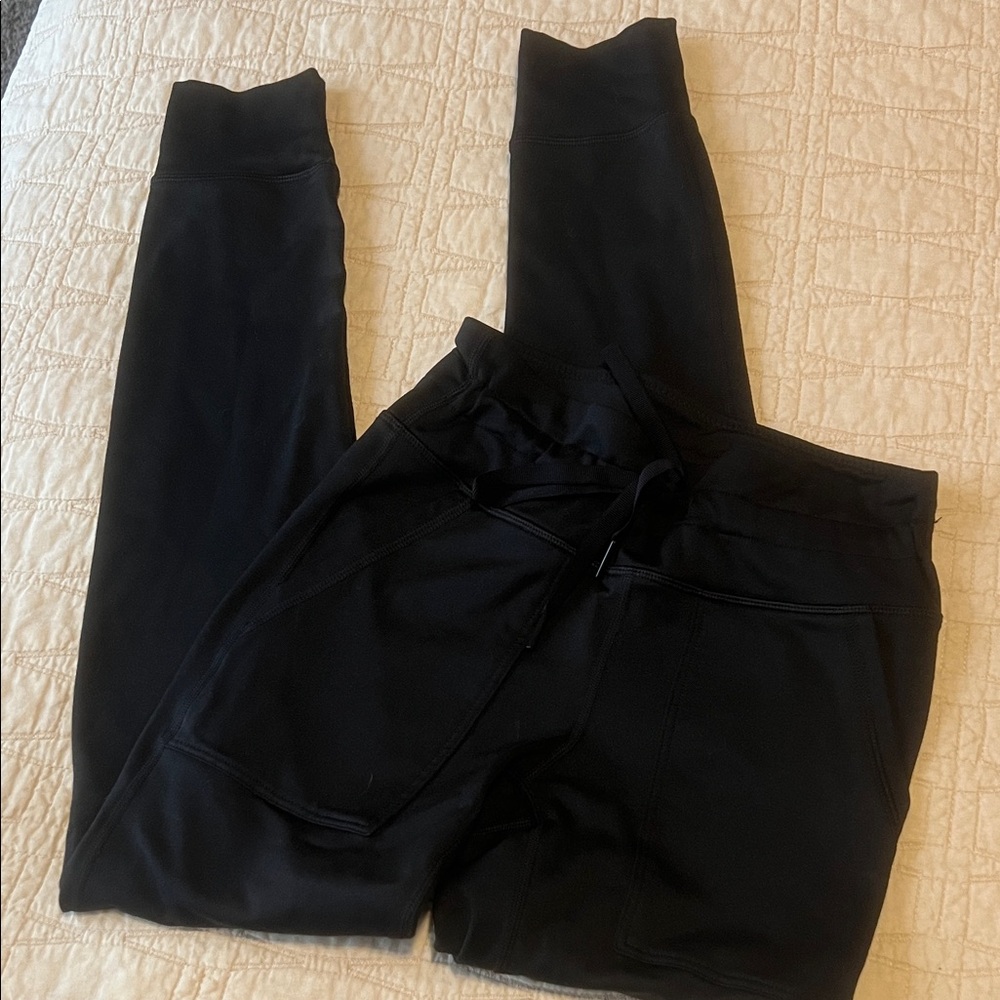 Aerie Black fleece lined pants